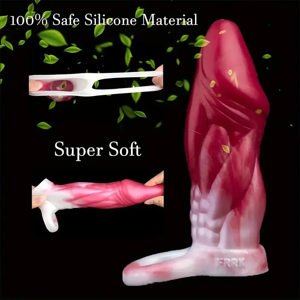 6in Hollow Cock Sleeve Extender - Silicone Extender Sleeve