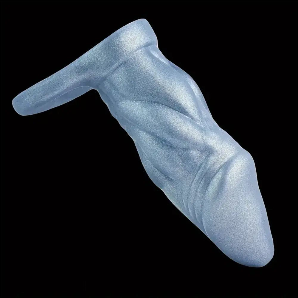 6in Hollow Cock Sleeve Extender - Silicone Extender Sleeve