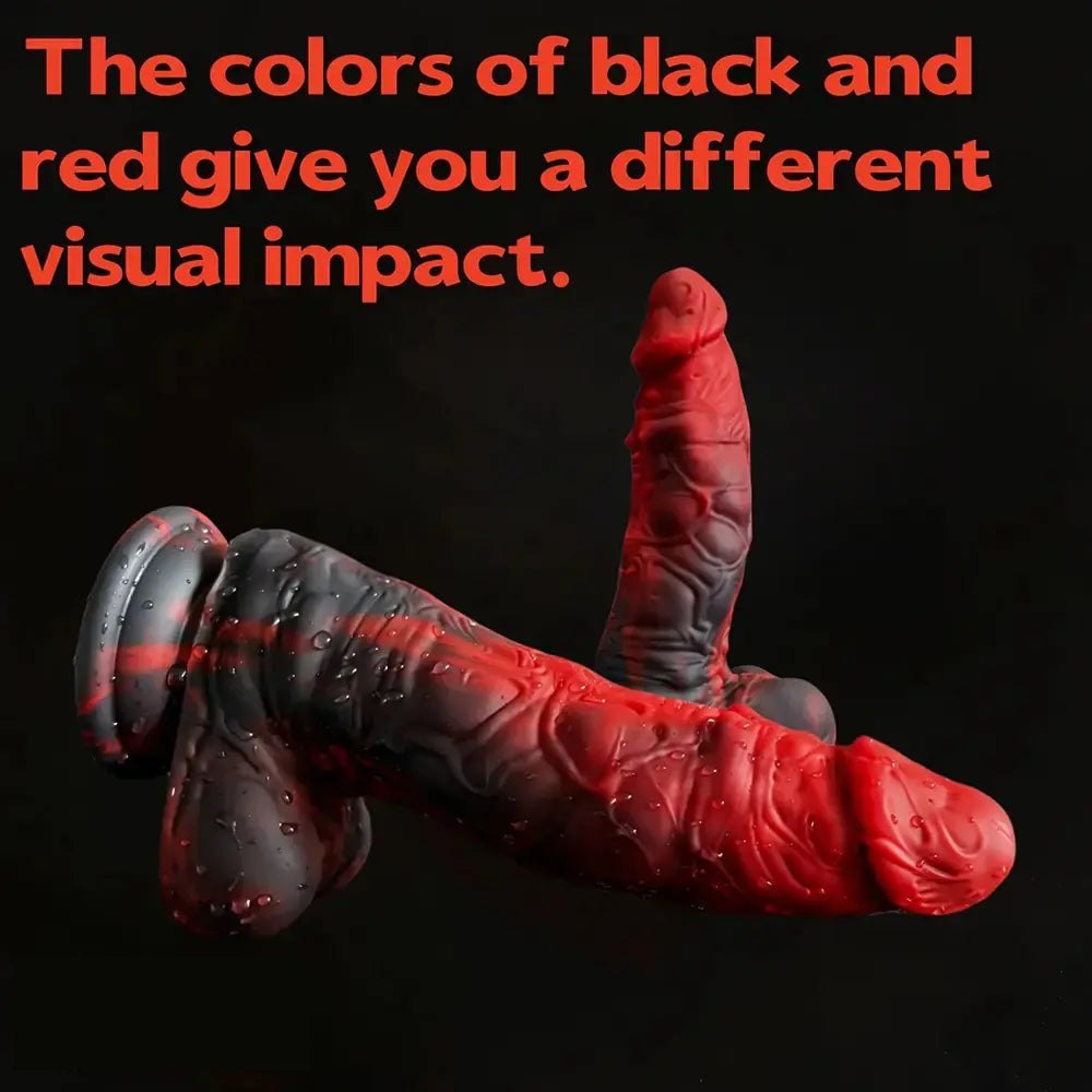 7.48in Slim Silicone Suction Dildo - Realistic Dildo