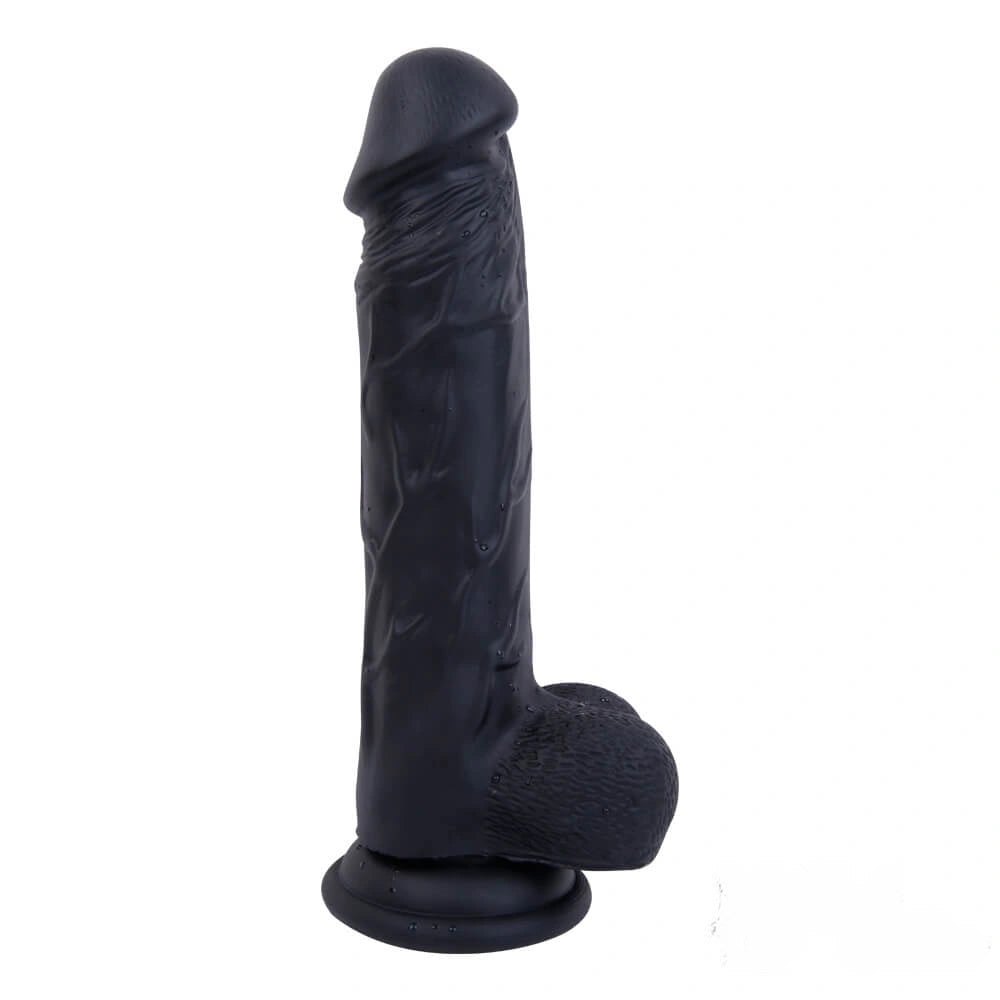7.67-Inch Hard Silicone Dildo - Suction Cup Dildo