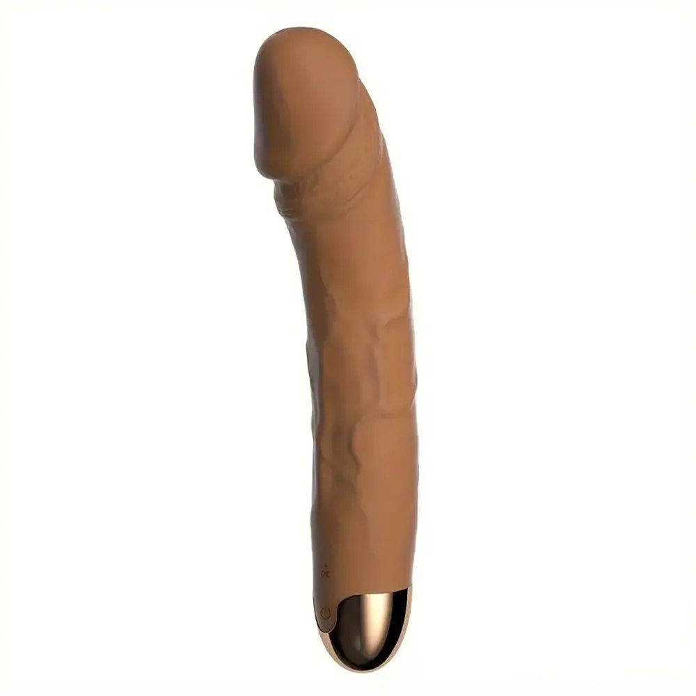 8.19in Curved Silicone Dildo - Realistic Dildo