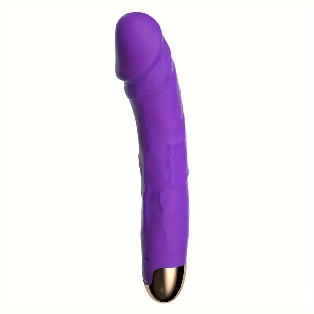 8.19in Curved Silicone Dildo - Realistic Dildo
