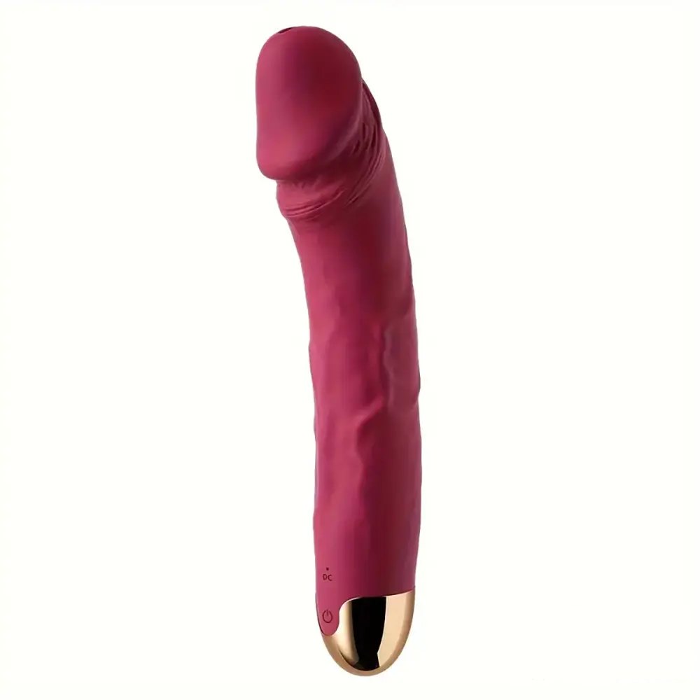 8.19in Curved Silicone Dildo - Realistic Dildo
