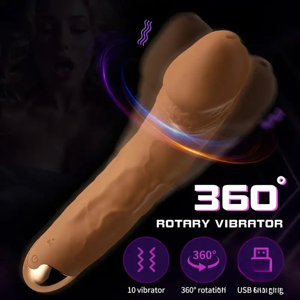 8.19in Curved Silicone Dildo - Realistic Dildo