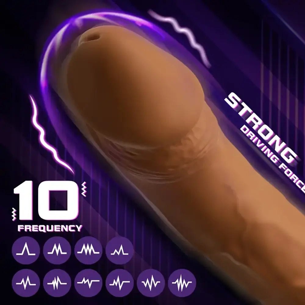 8.19in Curved Silicone Dildo - Realistic Dildo