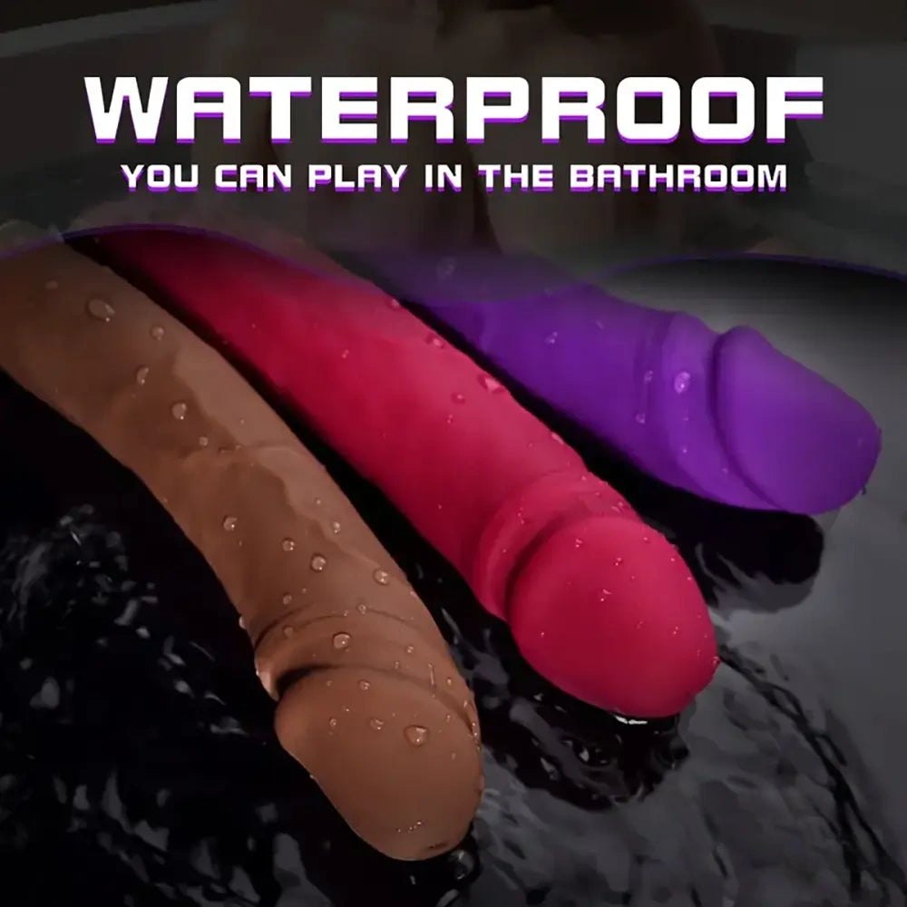 8.19in Curved Silicone Dildo - Realistic Dildo