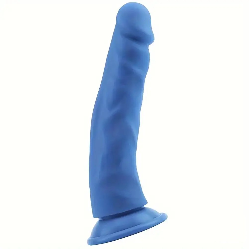 8.27in Silicone Suction Cup Dildo - Dildo With Suction Cup