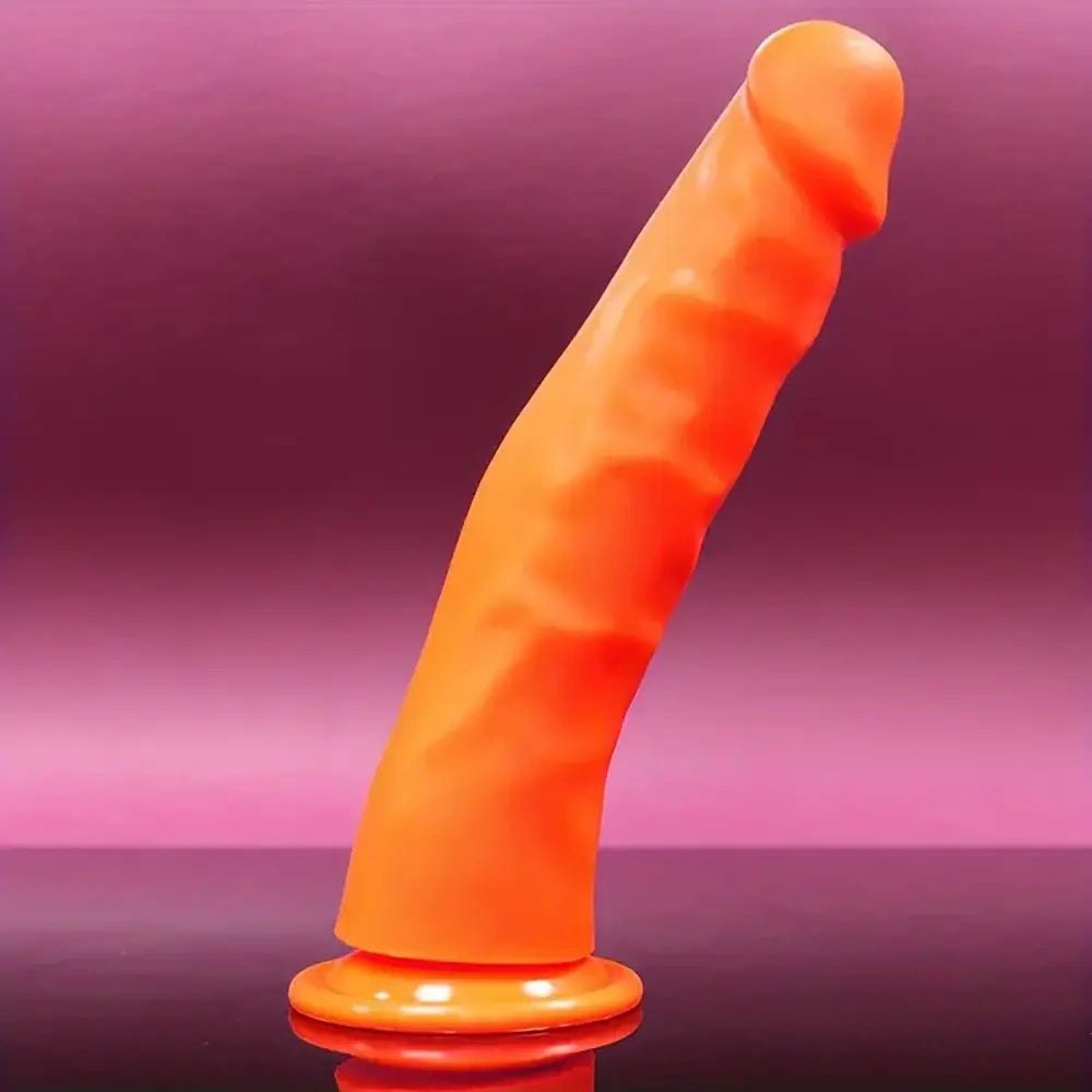 8.27in Silicone Suction Cup Dildo - Dildo With Suction Cup