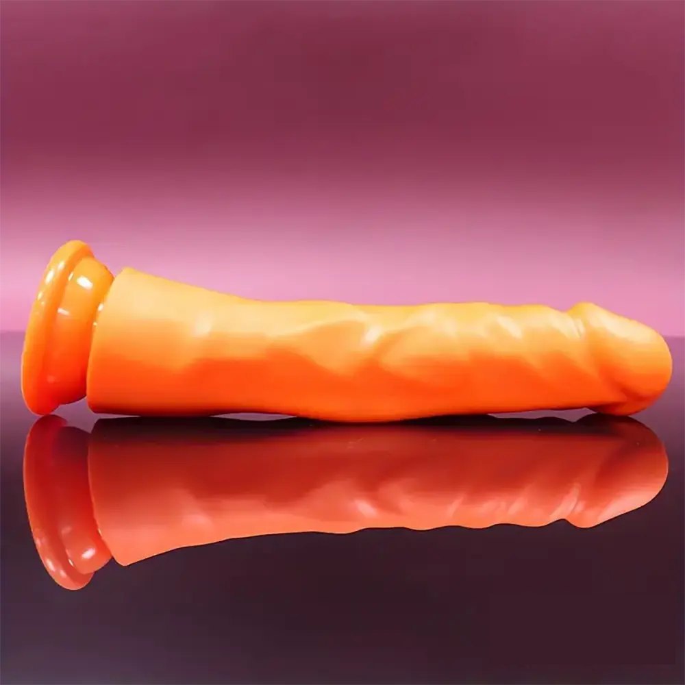 8.27in Silicone Suction Cup Dildo - Dildo With Suction Cup