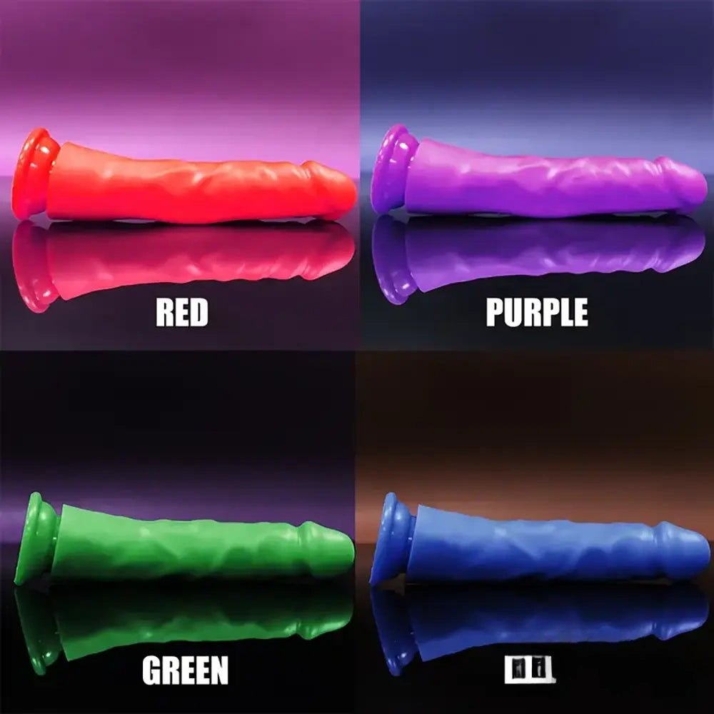 8.27in Silicone Suction Cup Dildo - Dildo With Suction Cup