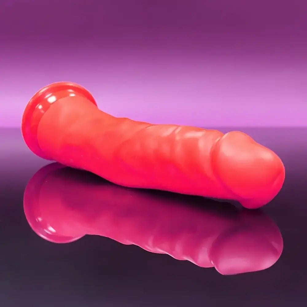 8.27in Silicone Suction Cup Dildo - Dildo With Suction Cup