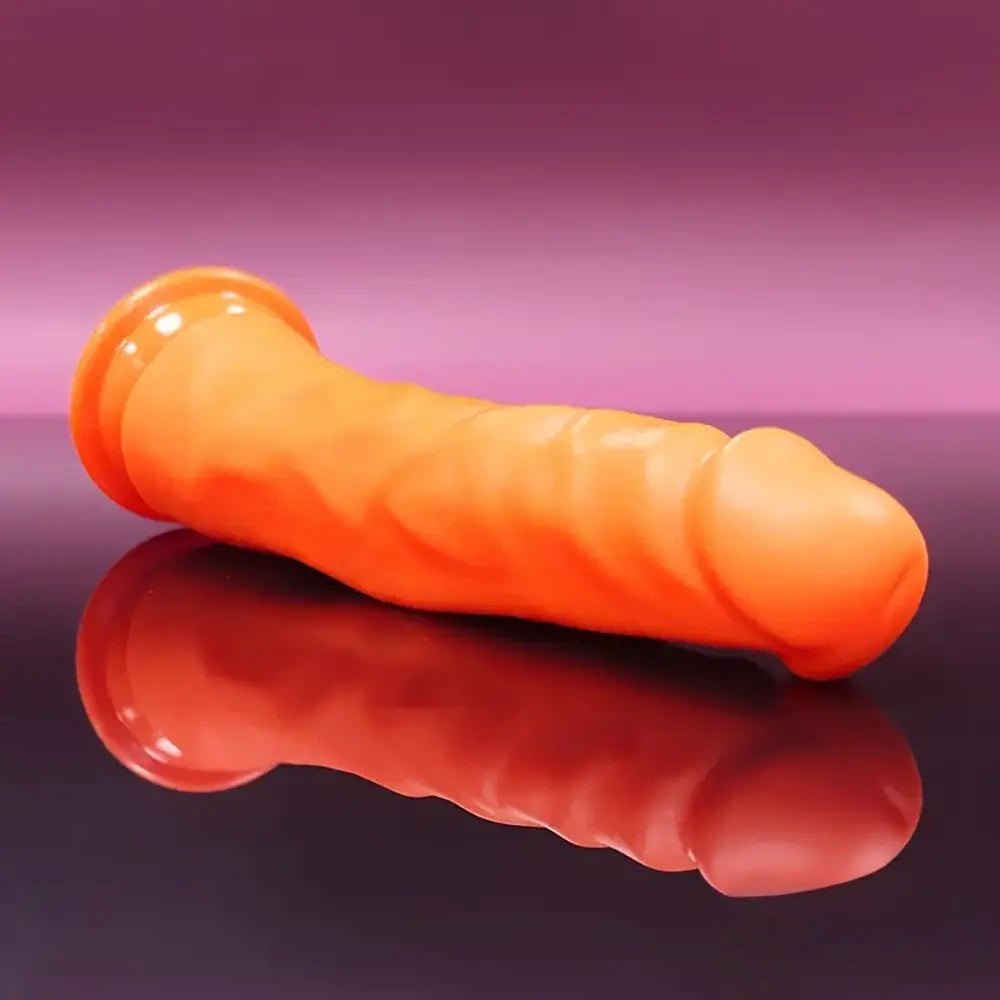 8.27in Silicone Suction Cup Dildo - Dildo With Suction Cup