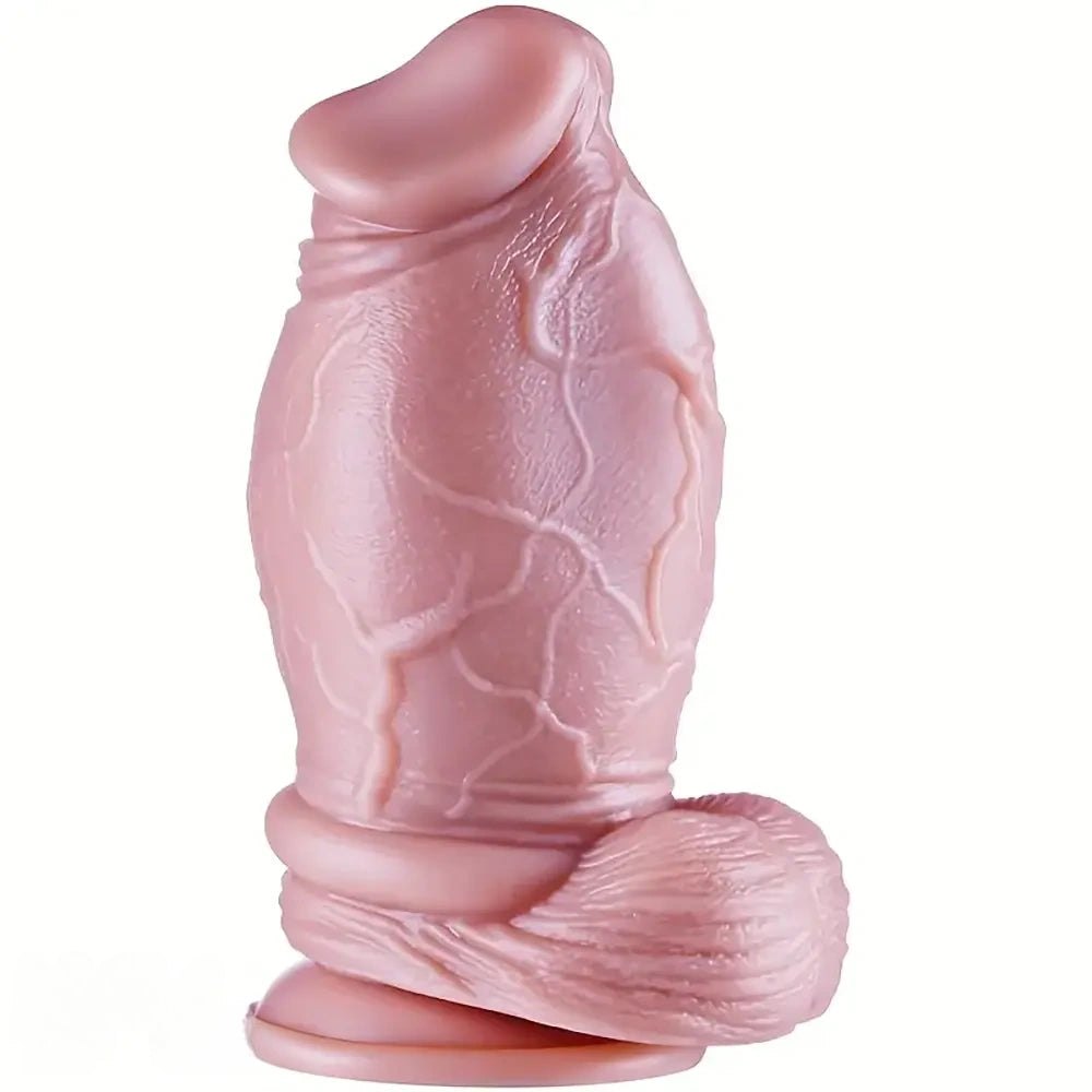 8.3in Thick Silicone Balls Dildo - Huge Big Dildo