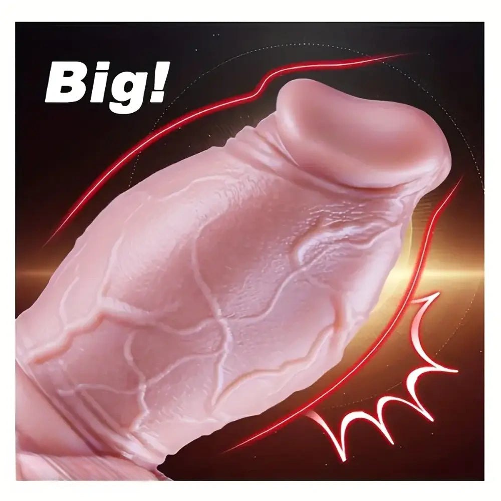 8.3in Thick Silicone Balls Dildo - Huge Big Dildo