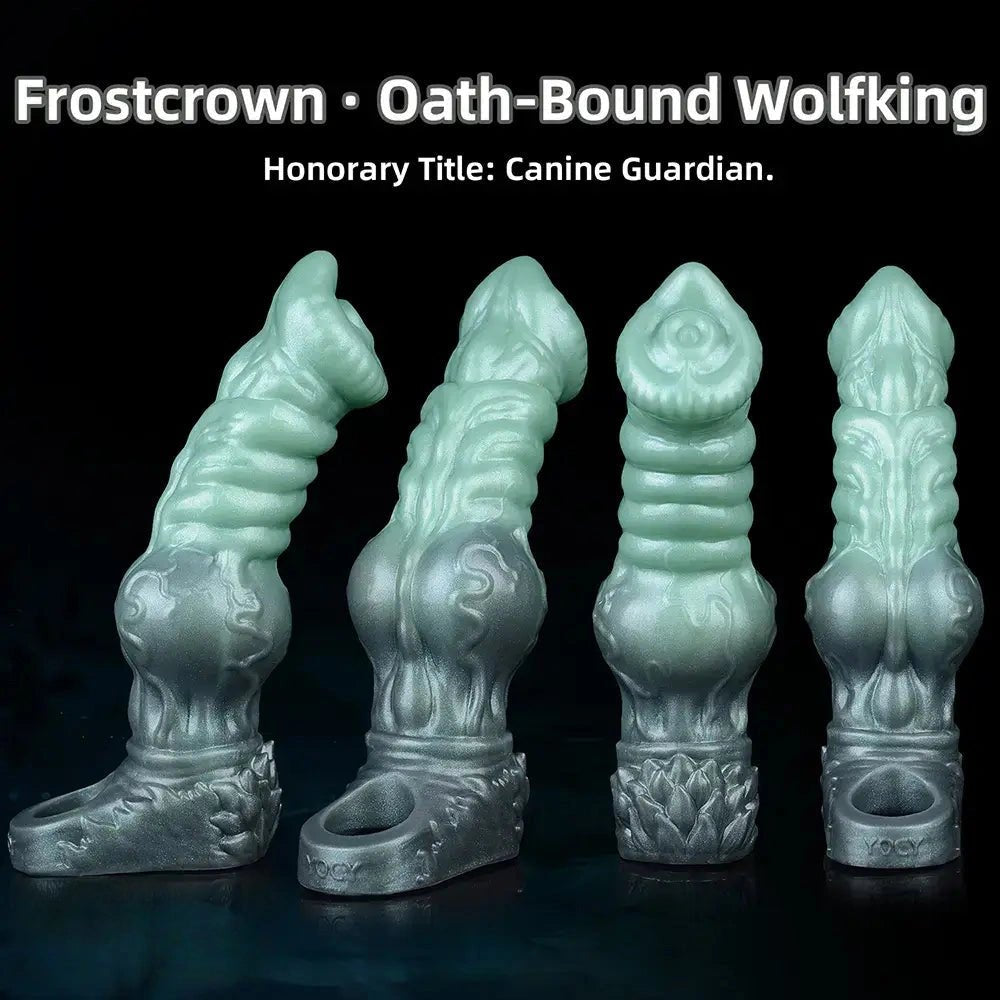 8.58in Wolf Knot Animal Dildo - Animal Style Dildo