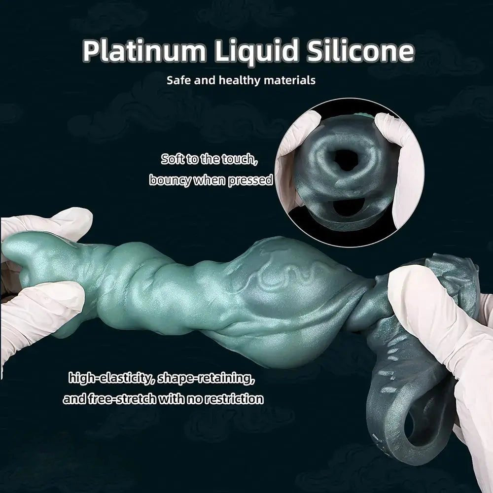 8.58in Wolf Knot Animal Dildo - Animal Style Dildo