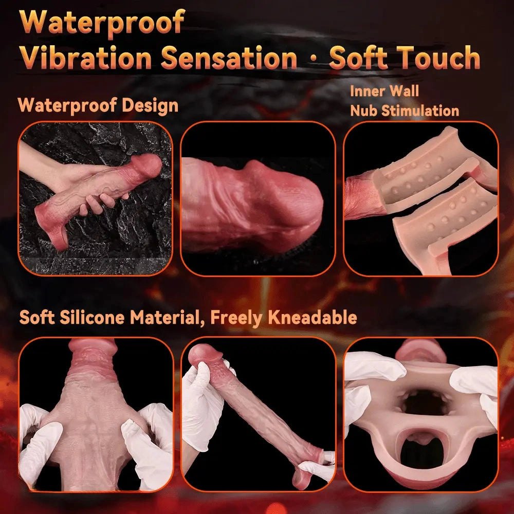 8.78in Veined Realistic Dildo - Realistic Silicone Dildo