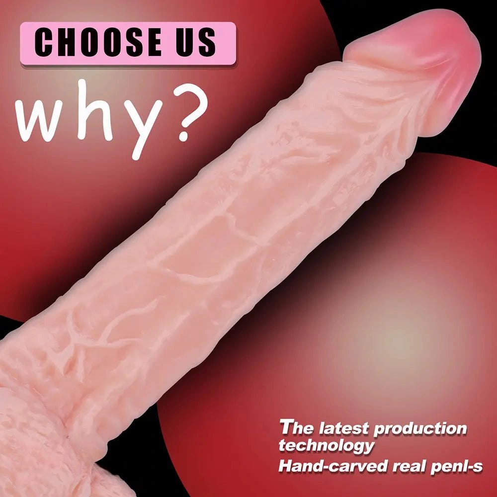 9.45-Inch PVC Suction Cup Dildo - Realistic Dildo