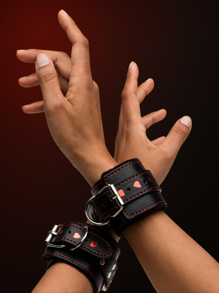 Handcuffs for couples close-up detail – WildNights