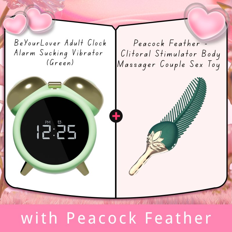 Alarm Clock Sucking Vibrator - App Remote Rose Toy