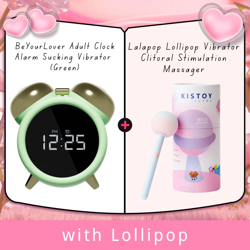Alarm Clock Sucking Vibrator - App Remote Rose Toy