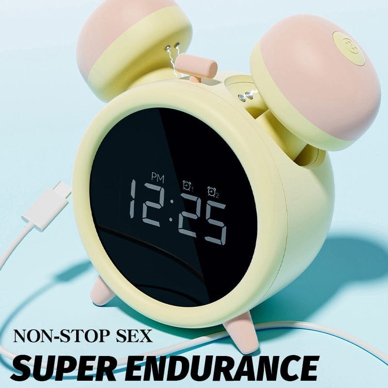 Alarm Clock Sucking Vibrator - App Remote Rose Toy