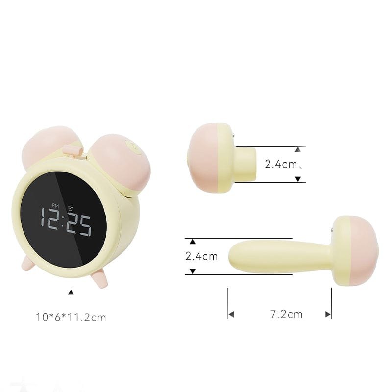 Alarm Clock Sucking Vibrator - App Remote Rose Toy