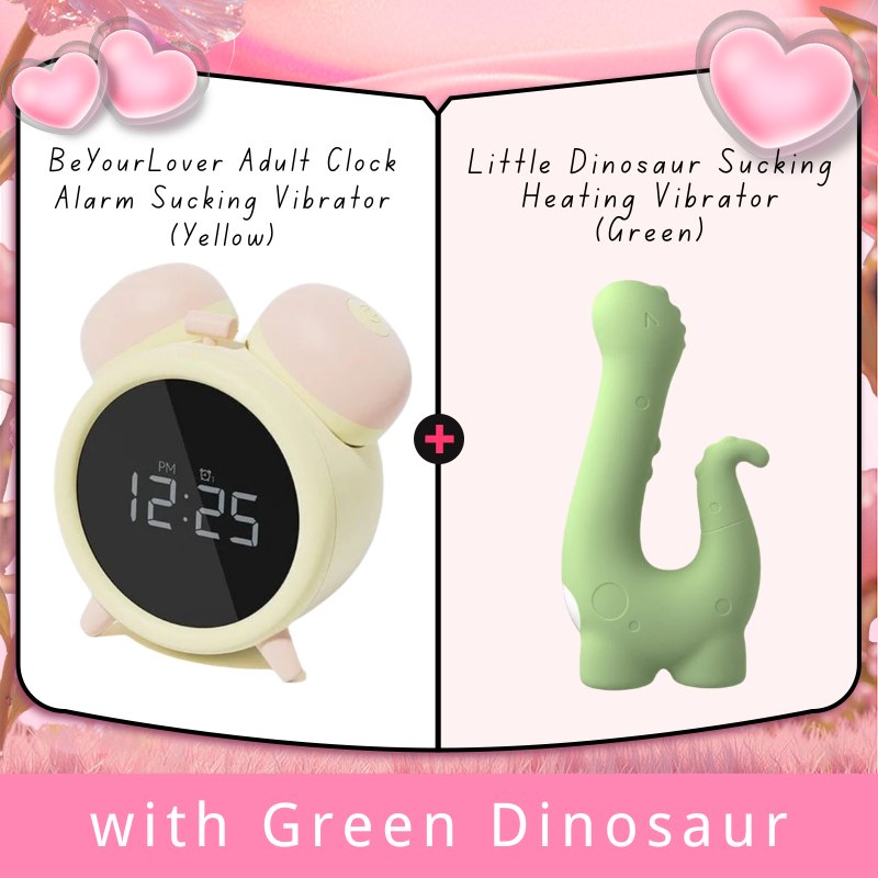 Alarm Clock Sucking Vibrator - App Remote Rose Toy
