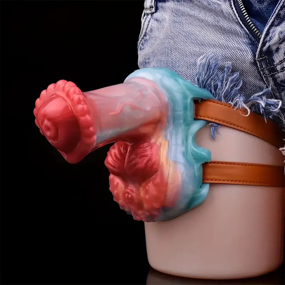 Alien Creature Fantasy Dildo 4.88in - Silicone Fantasy Dildo