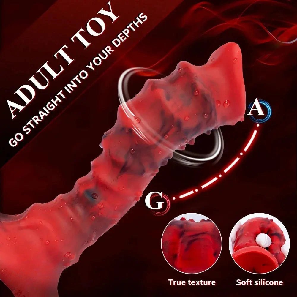 Alien Monster Fantasy Dildo - Silicone Fantasy Dildo