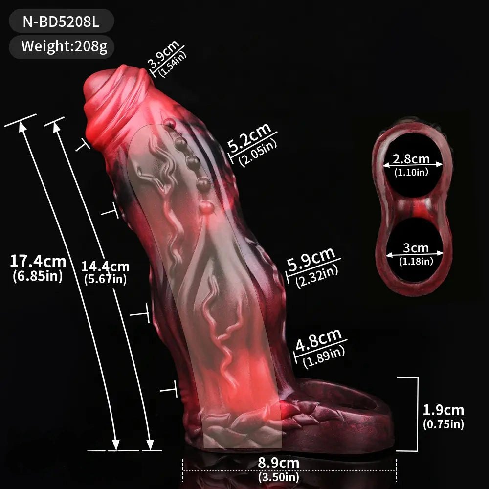 Alien Tentacle Fantasy Dildo - Silicone Monster Dildo