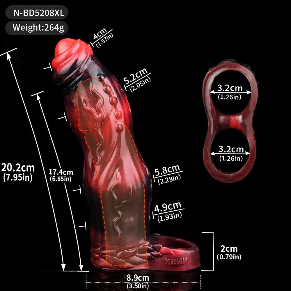 Alien Tentacle Fantasy Dildo - Silicone Monster Dildo