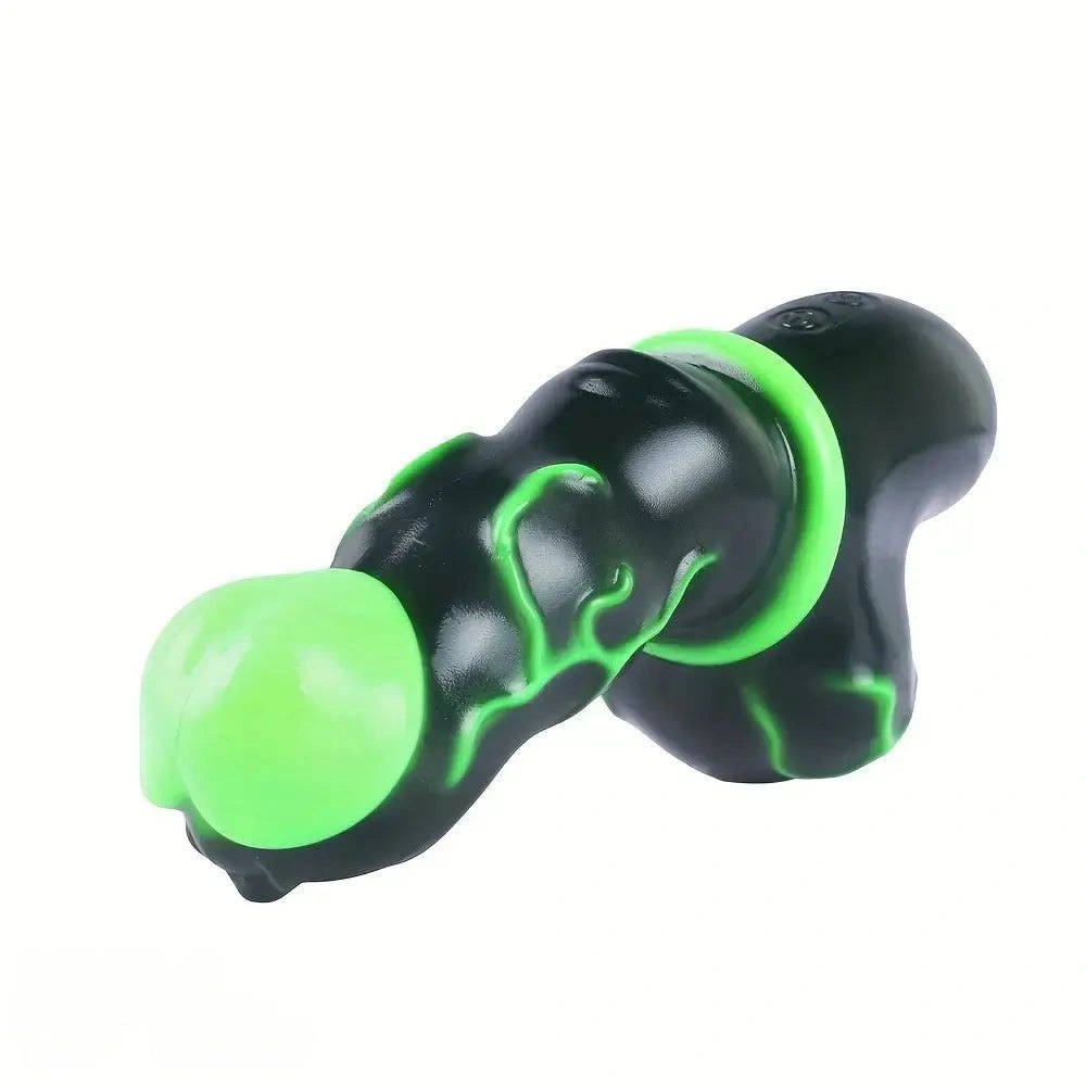 Alien Vein Fantasy Dildo - Red or Green Silicone Dildo