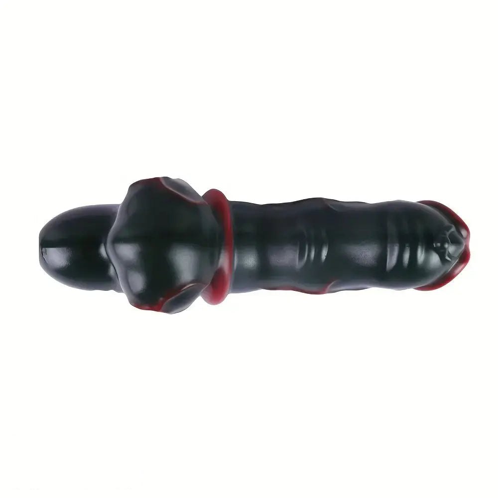 Alien Vein Fantasy Dildo - Red or Green Silicone Dildo