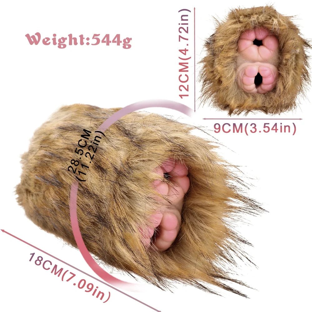 Amber Fur Dual Entry Masturbator - Furry Male Masturbator