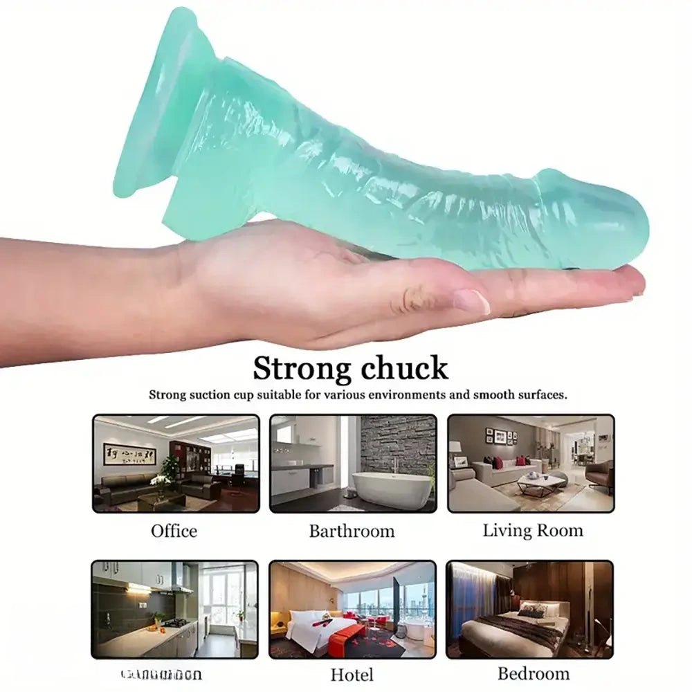 Anal Dildo With Suction Cup 7.87in - PVC G-Spot Dildo