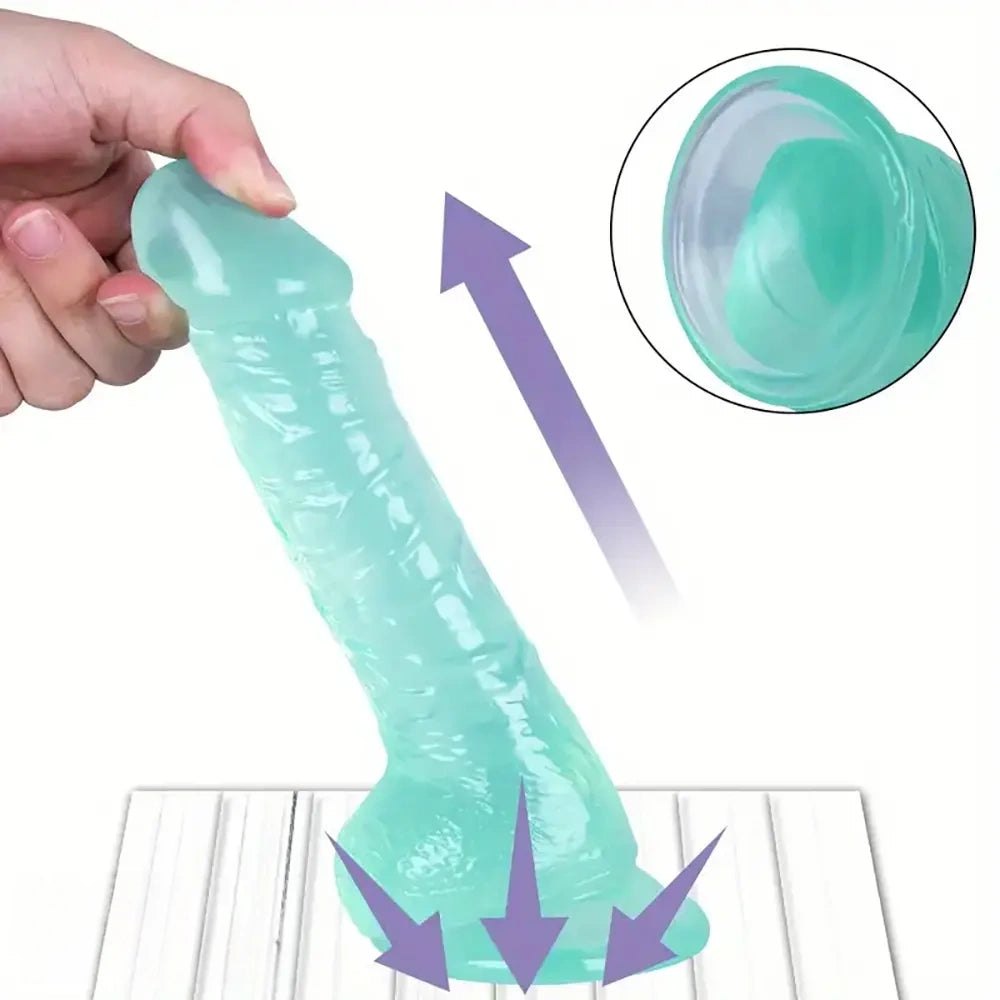 Anal Dildo With Suction Cup 7.87in - PVC G-Spot Dildo