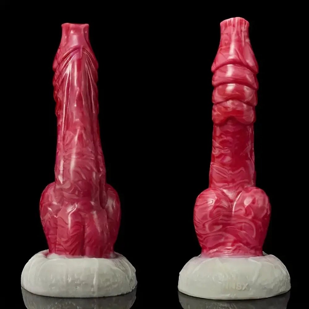 Animal Knot Dog Dildo - Silicone Knotted Fantasy Dildo