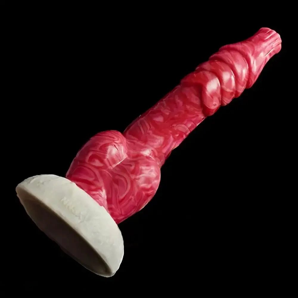 Animal Knot Dog Dildo - Silicone Knotted Fantasy Dildo