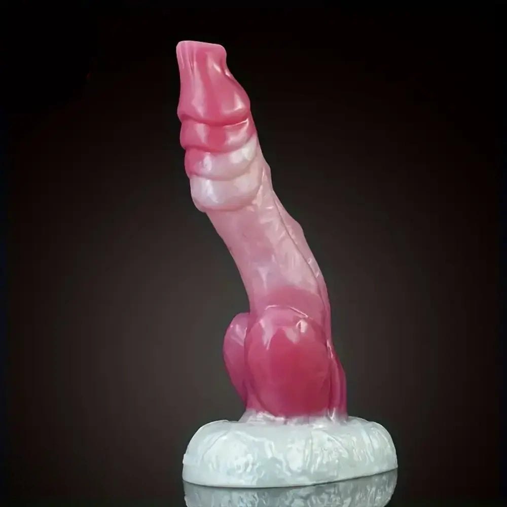 Animal Knot Dog Dildo - Silicone Knotted Fantasy Dildo