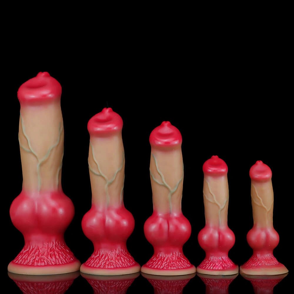 Animal Knot Dildo - Liquid Silicone Knotted Dildo