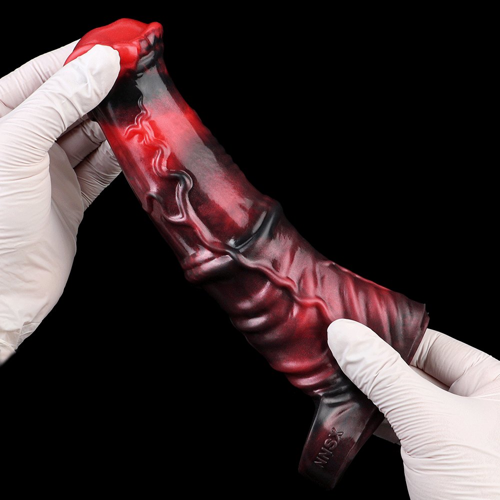 Animal Sleeve Extender - Silicone Animal Dildo, 3 Sizes