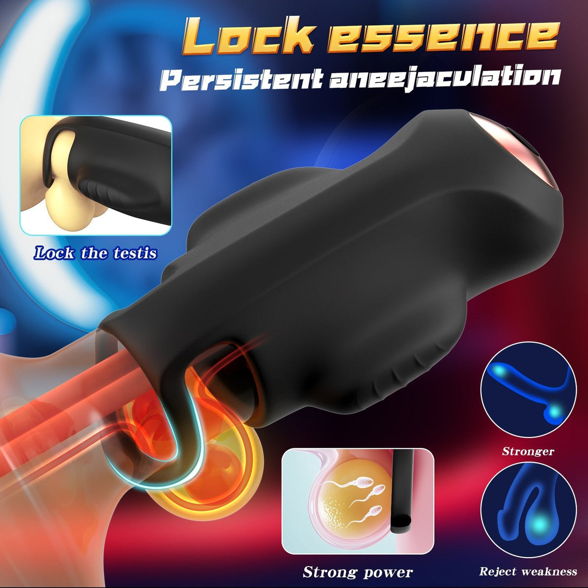 App Control Double Vibration Trainer - Male Masturbator Stroker
