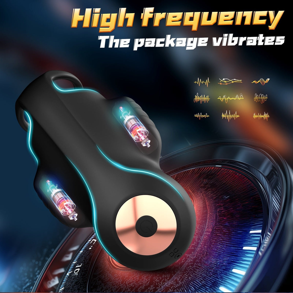 App Control Double Vibration Trainer - Male Masturbator Stroker