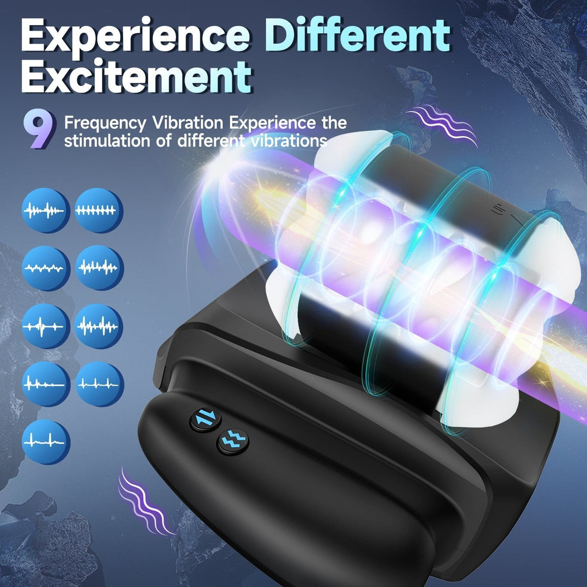 App Controlled Robotic Stroker - Telescopic Male Masturbator