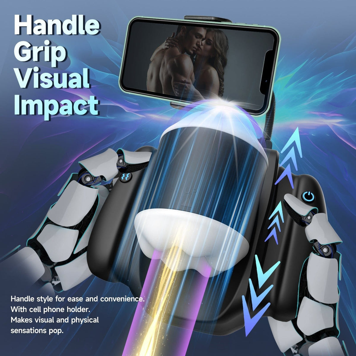 App Controlled Robotic Stroker - Telescopic Male Masturbator