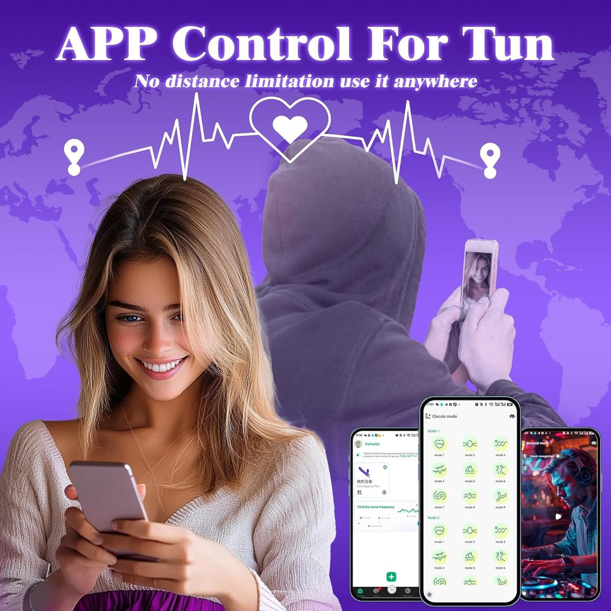 App-Controlled Thrusting Rabbit Vibe - Rabbit G-Spot Vibrator