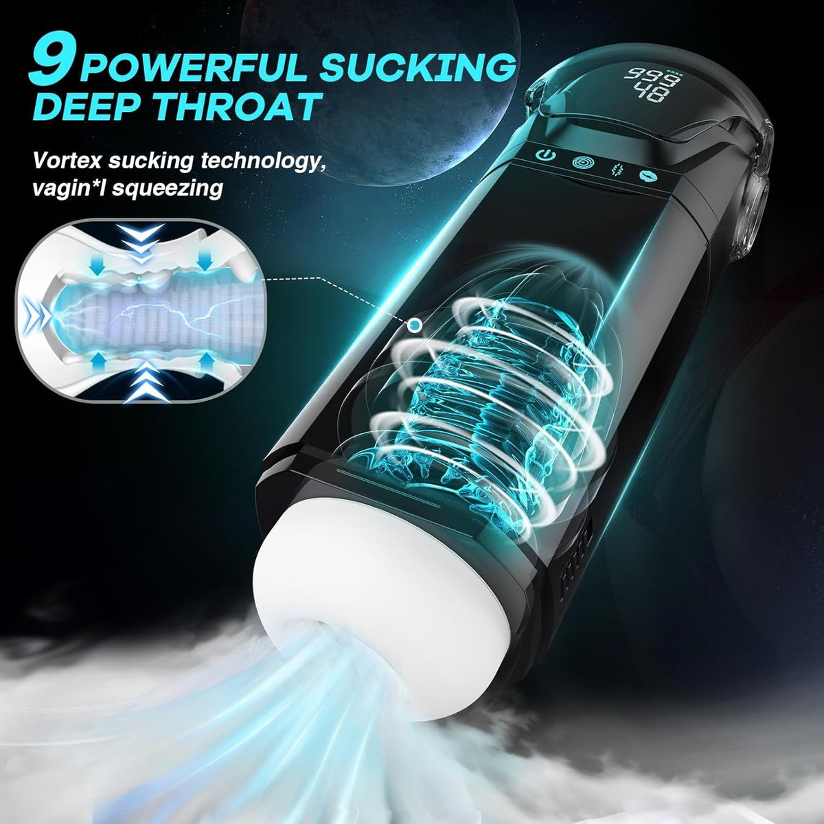 Armor Auto-Suction Male Stroker - Male Masturbator Cup