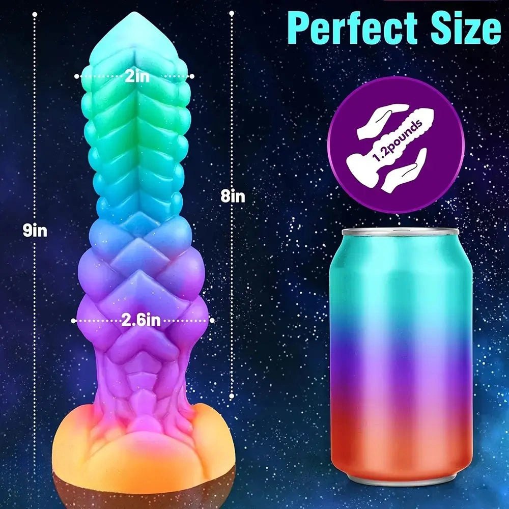 Aurora Knot Fantasy Dildo - Knotted Silicone Monster Dildo