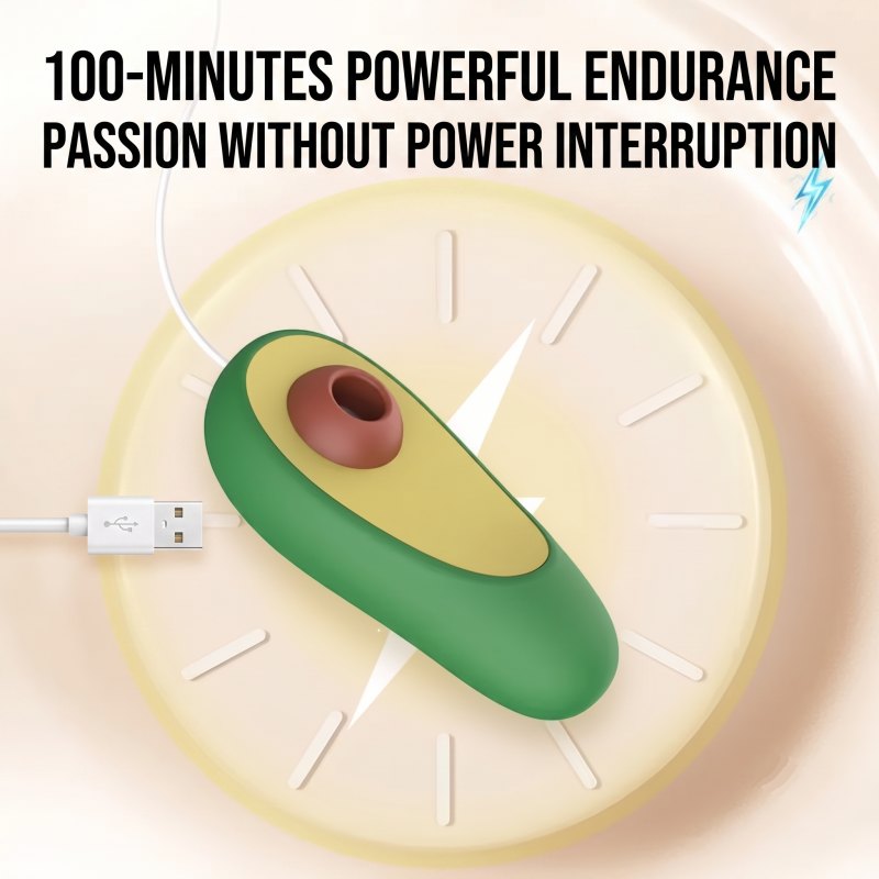 Avocado Clitoral Sucker - Fruit Shaped Suction Toy